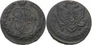 5 kopecks 1782 year