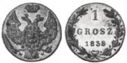 1 grosz 1838 year