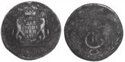 2 kopecks 1780 year