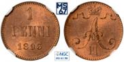 1 penni 1893 year