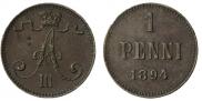1 penni 1894 year
