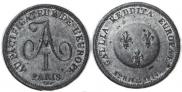 2 franks 1814 year