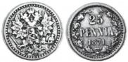 25 пенни 1871 года
