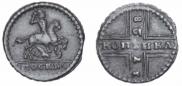 1 kopeck 1728 year