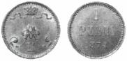 1 penni 1874 year