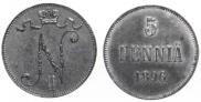 5 pennia 1896 year