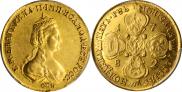 5 roubles 1782 year
