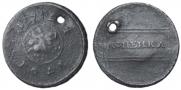 1 kopeck 1724 year
