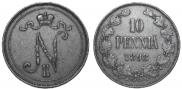 10 pennia 1898 year