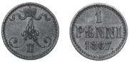 1 penni 1867 year