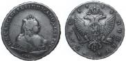 1 rouble 1744 year