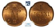 1 penni 1907 year