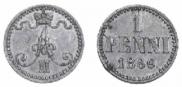 1 penni 1869 year