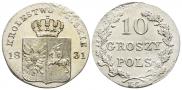 10 groszy 1831 year