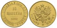 10 markkaa 1882 year