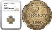 5 groszy 1840 year