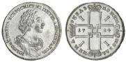 1 rouble 1724 year
