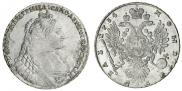 1 rouble 1734 year