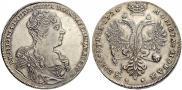 1 рубль 1726 года