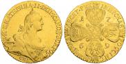 10 roubles 1769 year