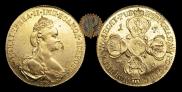 10 roubles 1778 year