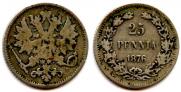 25 пенни 1876 года