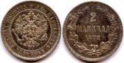 2 markkaa 1872 year