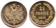 25 pennia 1910 year