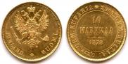 10 markkaa 1878 year