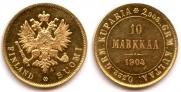 10 markkaa 1904 year