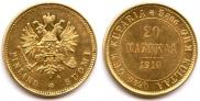 20 markkaa 1910 year