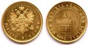 20 markkaa 1911 year