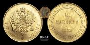 10 markkaa 1882 year