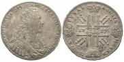 1 рубль 1729 года