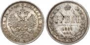 1 rouble 1881 year