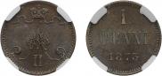 1 пенни 1873 года