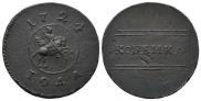 1 kopeck 1724 year