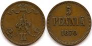 5 пенни 1870 года