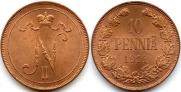 10 pennia 1914 year