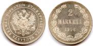 2 markkaa 1906 year