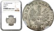 6 groszy 1761 year
