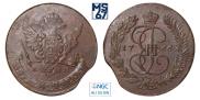 5 kopecks 1766 year