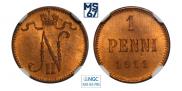 1 penni 1911 year