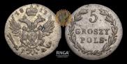 5 groszy 1818 year
