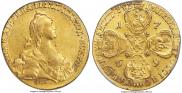 10 roubles 1769 year