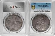 1 rouble 1723 year