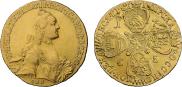 10 roubles 1765 year