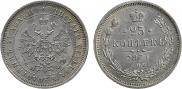 25 копеек 1877 года