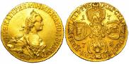 5 roubles 1773 year