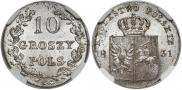 10 groszy 1831 year